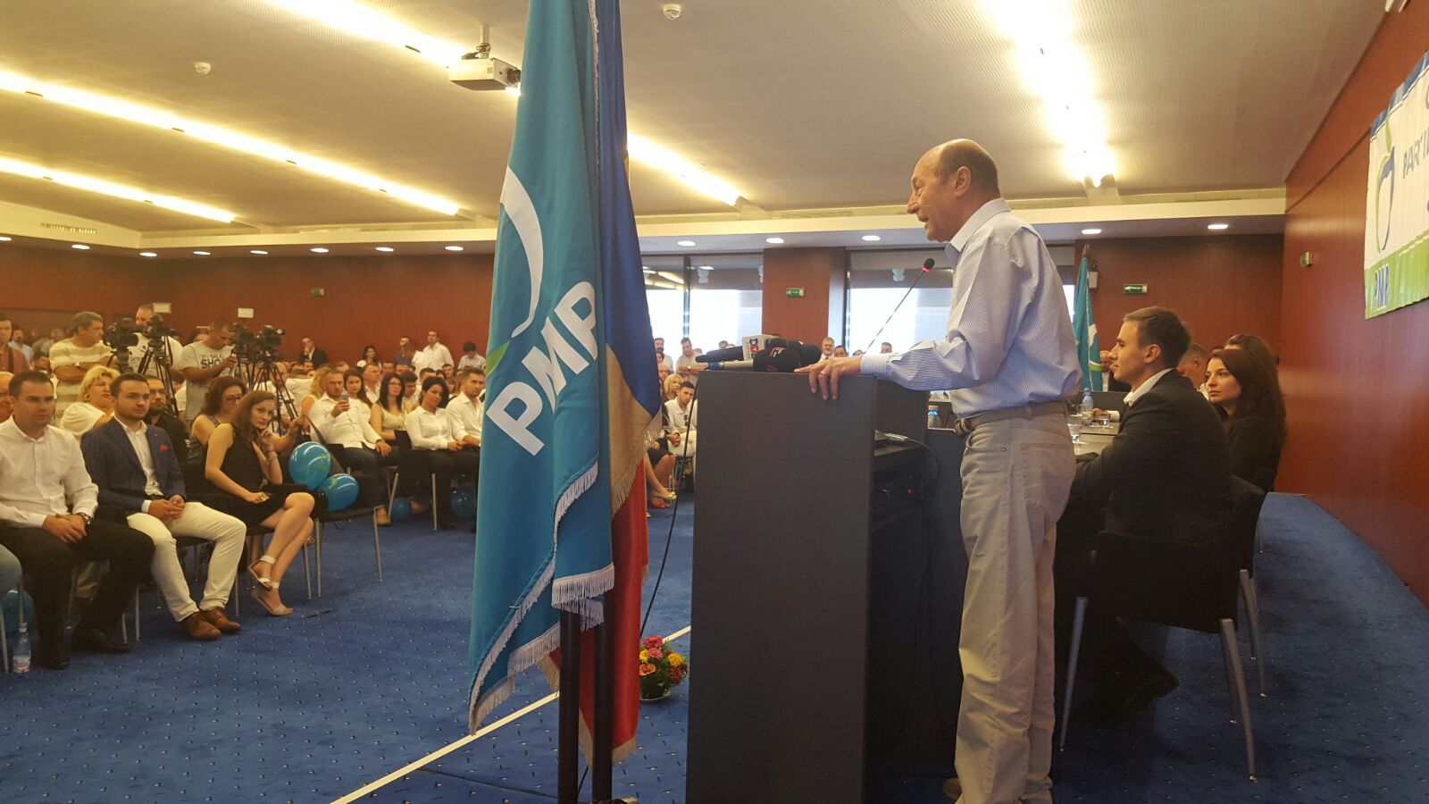 Foto – BĂSESCU la Neptun: „Dacă nu se stopează extinderea UE şi NATO riscăm război în regiune”