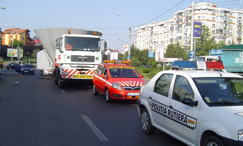 BUZĂU-SLOBOZIA-HÂRŞOVA-CONSTANŢA. Transport agabaritic