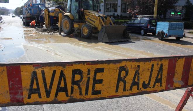 CONSTANȚA: Trafic blocat pe strada Barbu Ștefănescu Delavrancea!