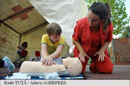 Simulare de accidente de Ziua Mondială de Prim Ajutor