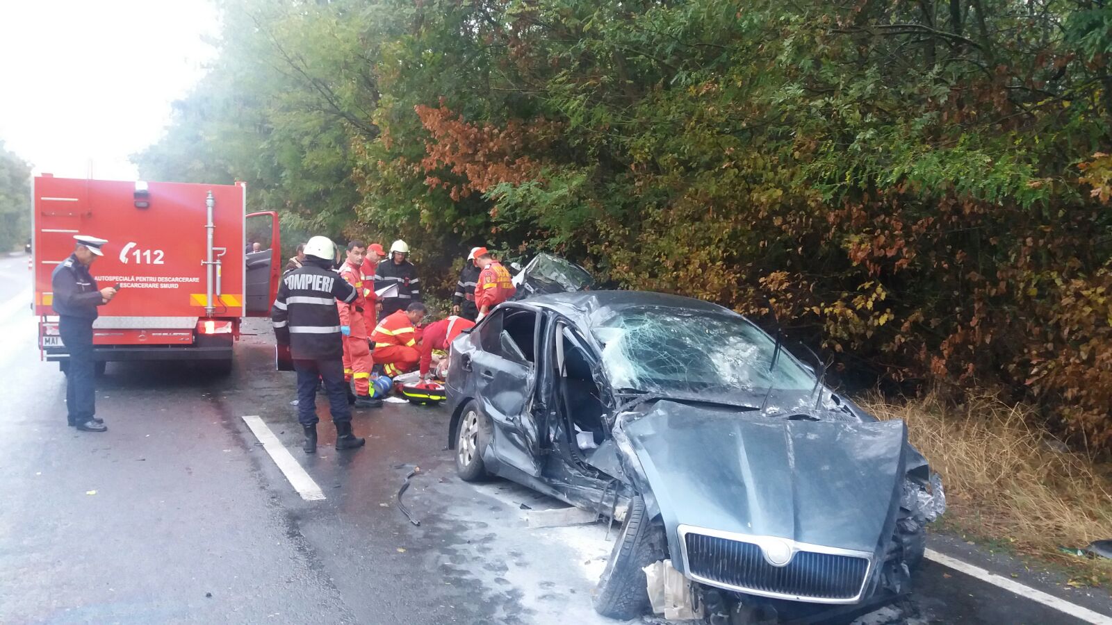 UPDATE/Video – Doi MORȚI și o femeie rănită grav, în urma unui accident rutier, pe DN39!