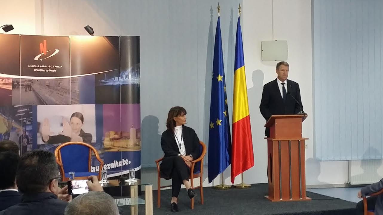 CERNAVODĂ: Preşedintele Klaus Iohannis este prezent la Centrala Nuclearelectrica