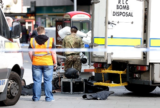 Alertă cu bombă în Anglia