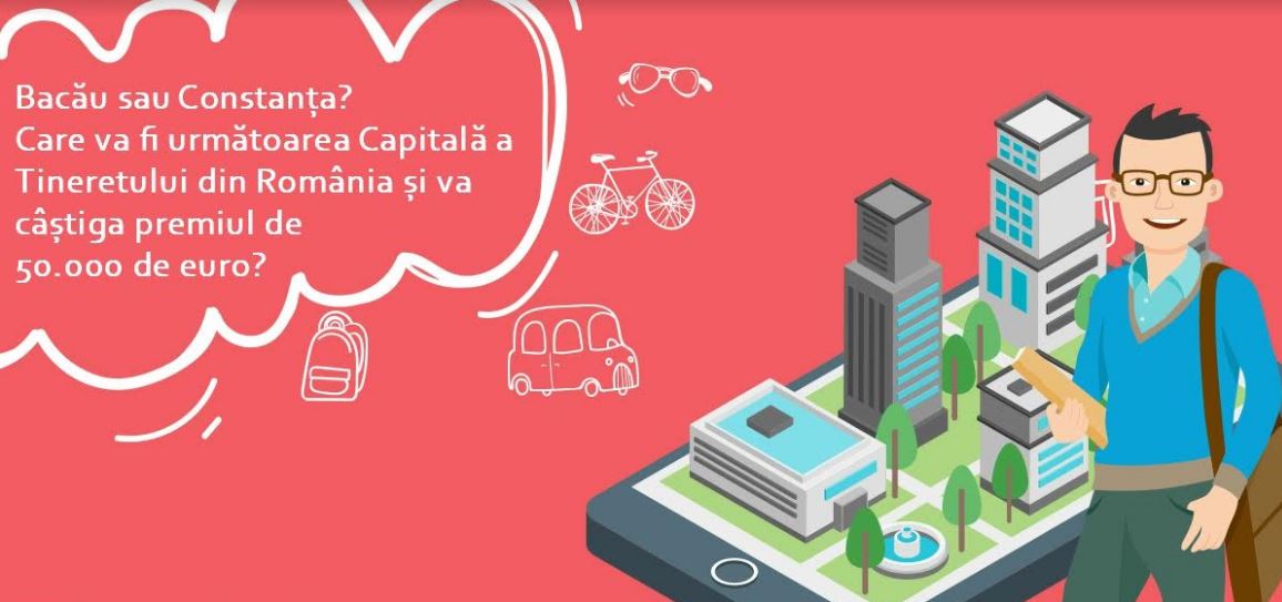 Constanţa și Bacău se întrec pentru titlul de Capitala Tineretului din România
