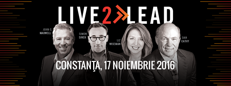 Conferinţa LIVE2LEAD 2016, în format videocast, în premieră la CONSTANȚA