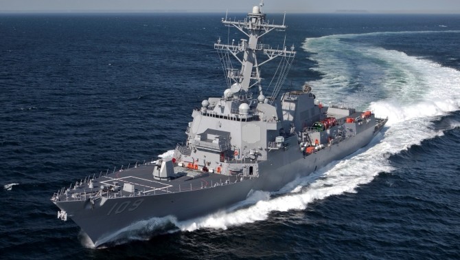 Un distrugător american a ajuns în Portul CONSTANȚA