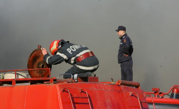 Incendiu în cartierul Palazu Mare