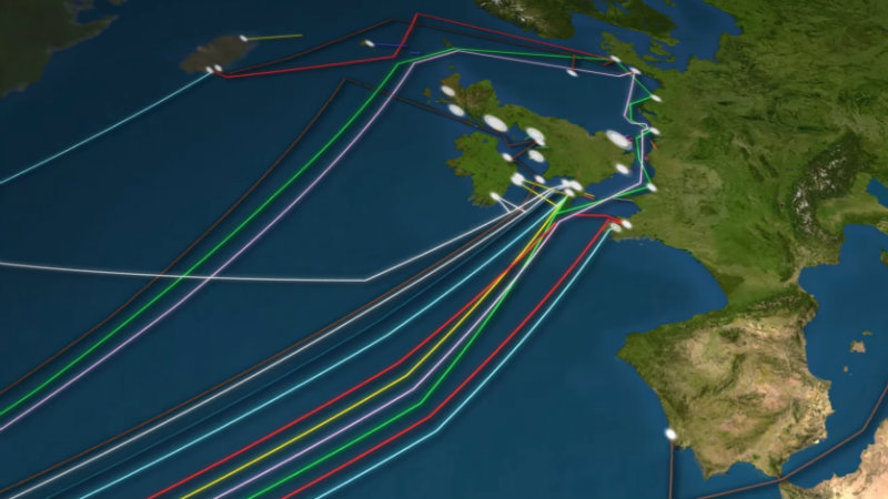 Cablu submarin de transmisie de date de mare viteză prin PACIFIC