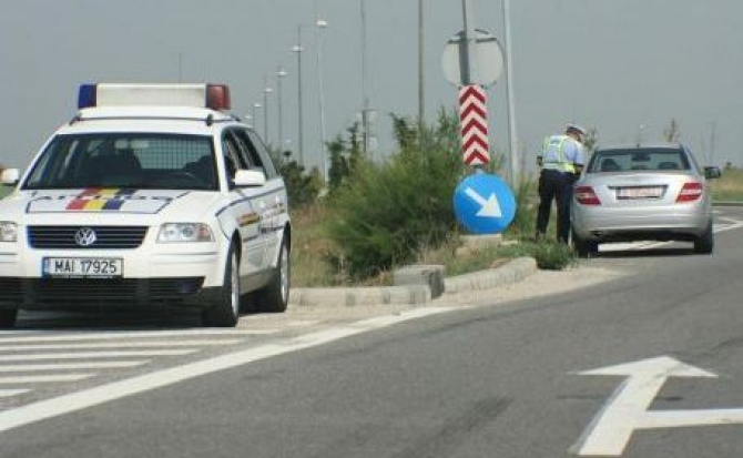 RADAR pe Autostrada Soarelui, în apropiere de MEDGIDIA