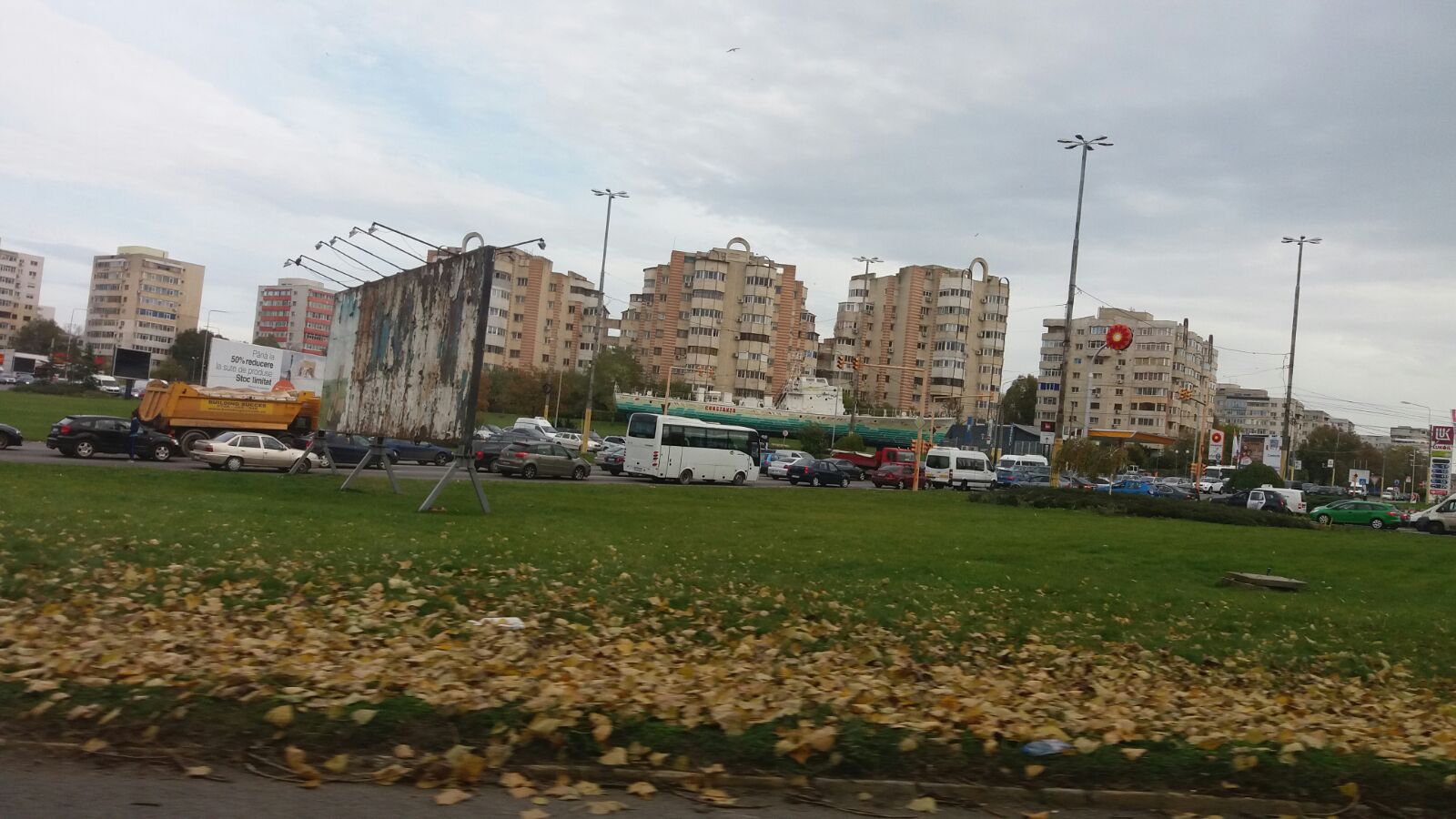 FOTO – CONSTANȚA: Nervii șoferilor sunt puși la grea încercare