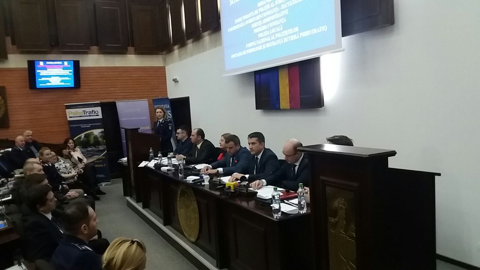 Foto/CONSTANȚA: Seminar UNIC la nivel național, organizat de Poliție și Universitatea OVIDIUS