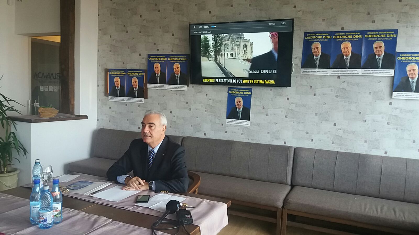 FOTO – Avocatul Gheorghe Dinu și-a lansat candidatura