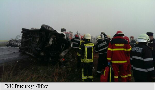 FOTO – Depășire neregulamentară: Trei morți pe DN2