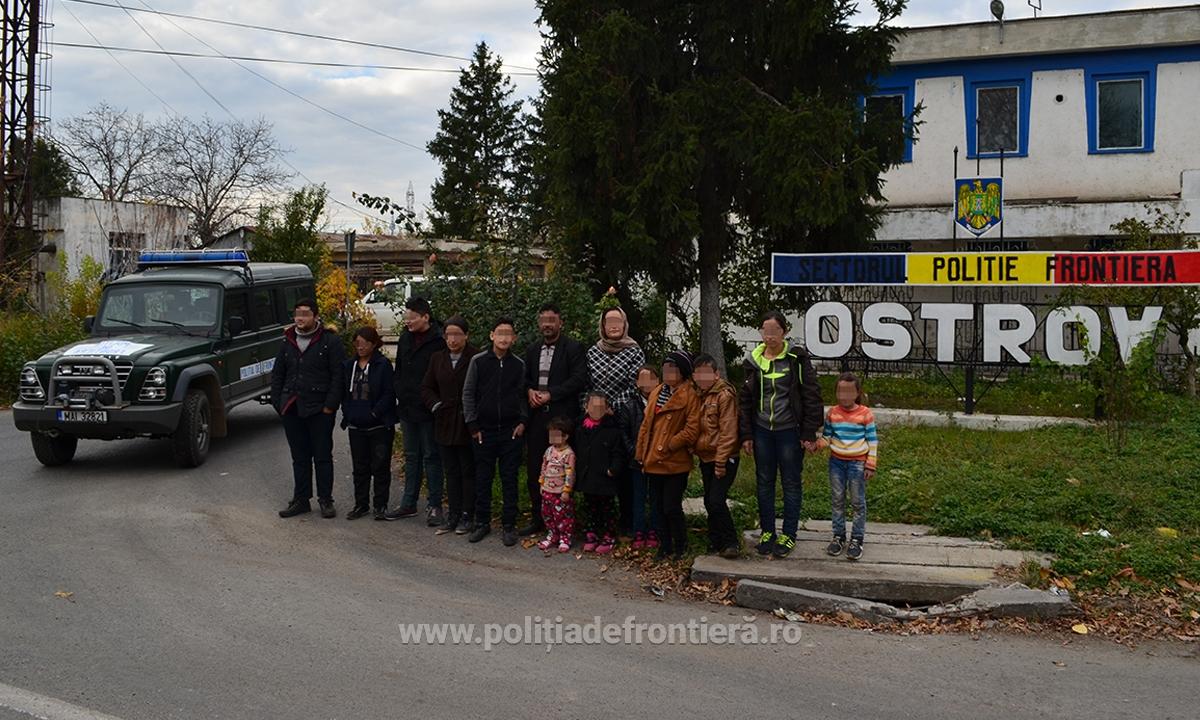 VIDEO – Transfugi irakieni, inclusiv COII, prinși de polițiștii de frontieră din OSTROV