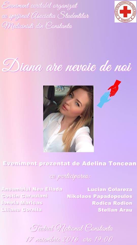 Eveniment caritabil pentru o tânără studentă din CONSTANȚA