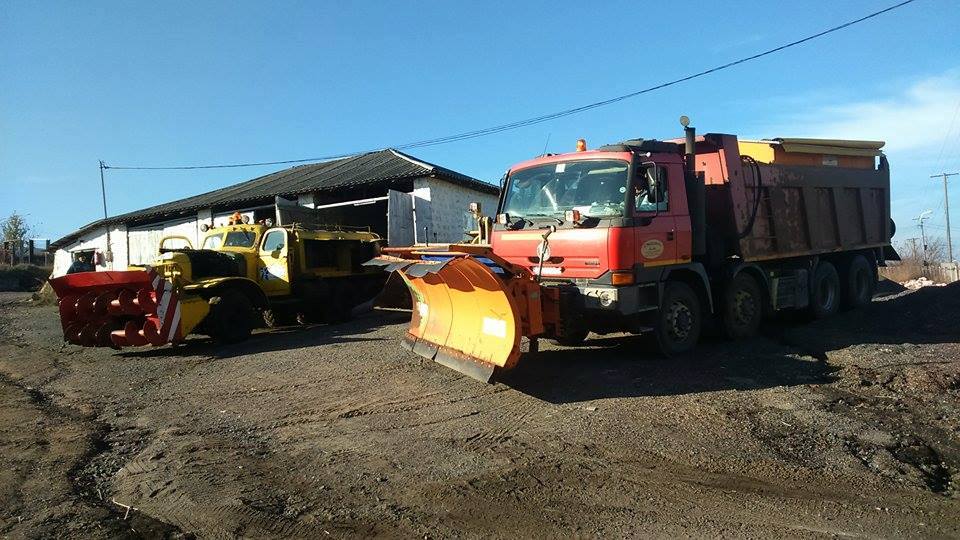 Foto – TULCEA: Districtele de drumuri naționale NU sunt pregătite pentru deszăpezire