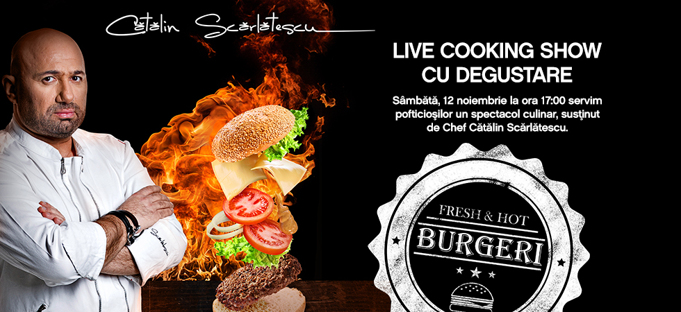 CONSTANȚA: Chef Cătălin Scărlătescu le oferă pofticioșilor un spectacol culinar