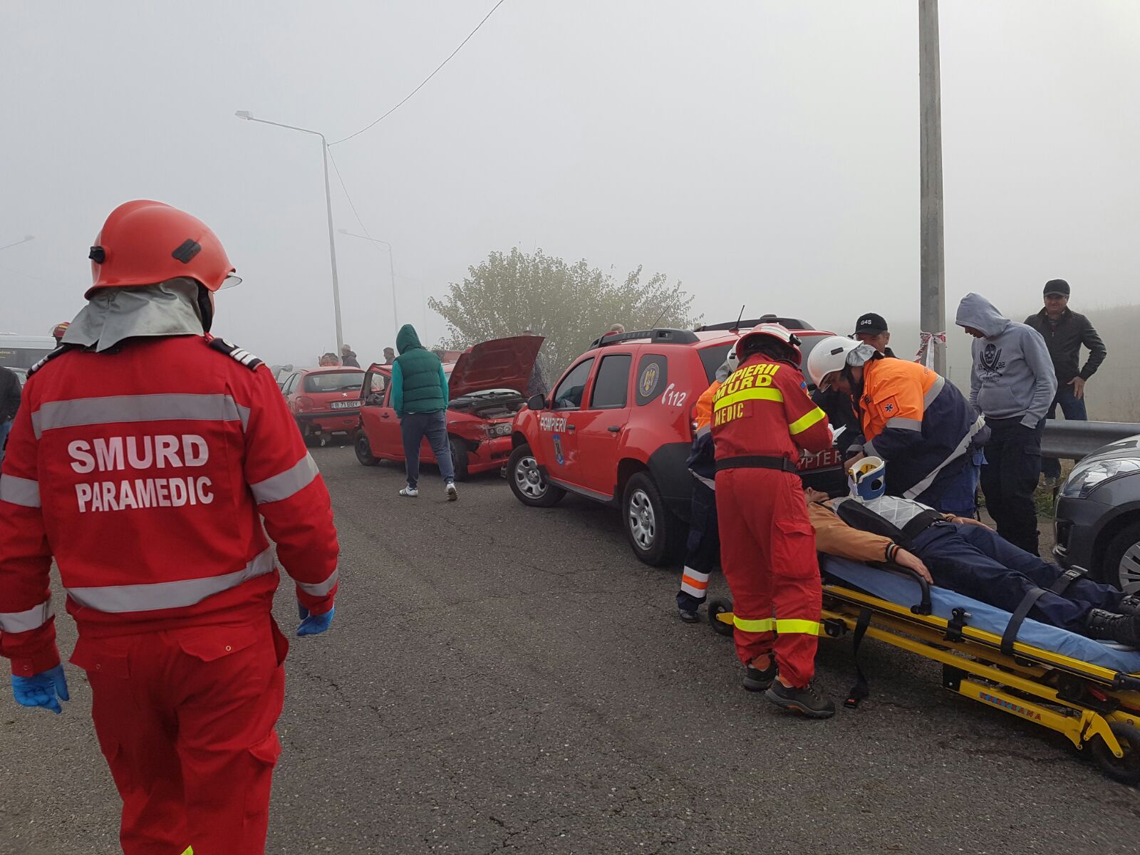 VIDEO/FOTO: Datele oficiale de la IGSU privind accidentul de pe Autostrada Soarelui