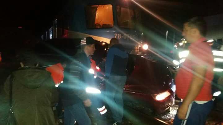 MANGALIA: O persoană a rămas încarcerată în urma unui accident feroviar