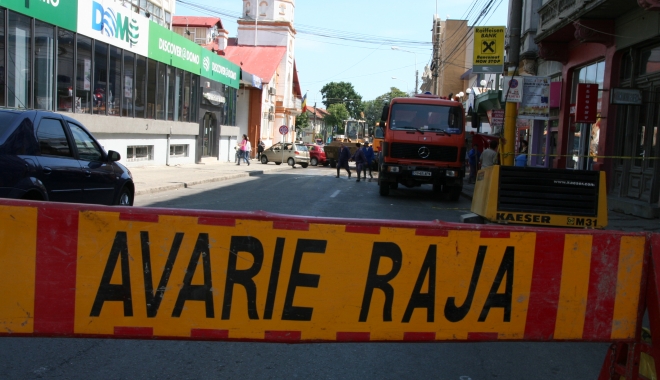 O parte din zona centrală a orașului CONSTANȚA a rămas fără apă