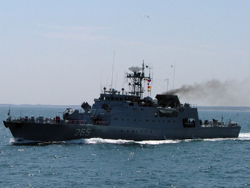Corvetă românească prezentă la un exerciţiu multinaţional de luptă în Marea Mediterană