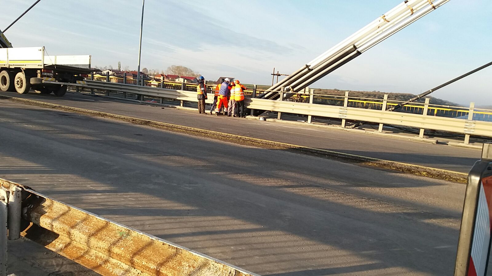 Directorul CNAIR, Cătălin Homor, în vizită de lucru la Podul vechi de la AGIGEA