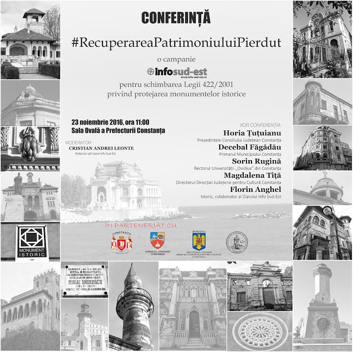 CONSTANȚA: Campania #RecuperareaPatrimoniuluiPierdut, la final