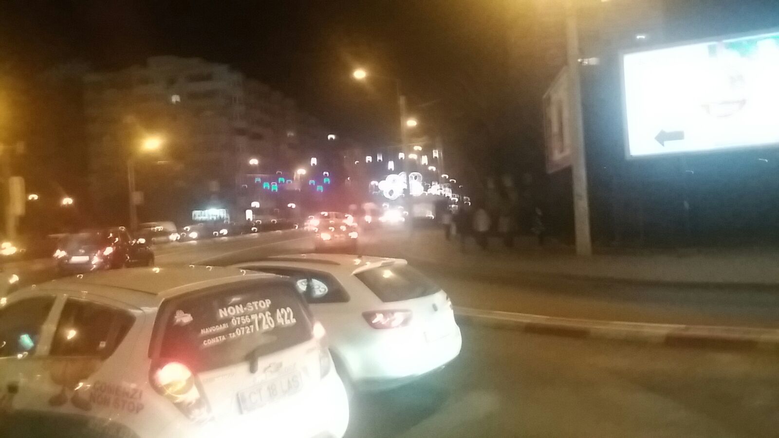 CONSTANȚA: Trafic aglomerat pe mai multe artere