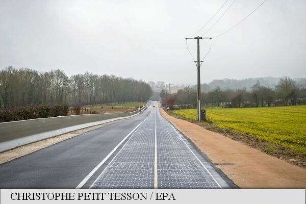Francezii testează o șosea … solară