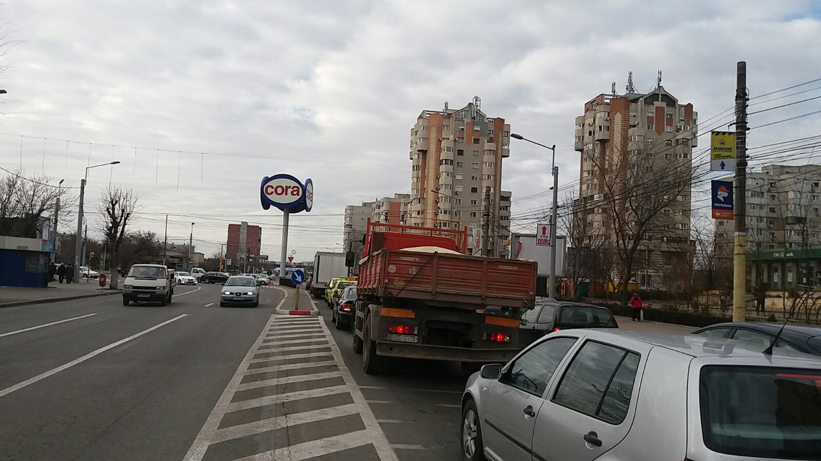 Foto/CONSTANȚA: Trafic infernal pe bulevardul IC Brătianu