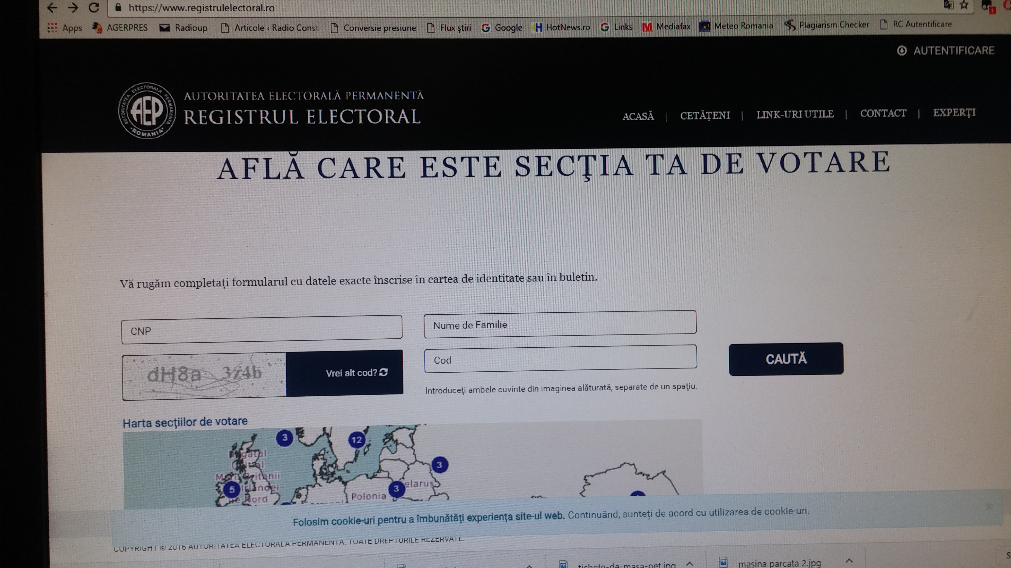 FOTO – Vreți să știți unde veți vota pe 11 decembrie?