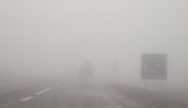 ATENȚIE sporită la volan: Trafic îngreunat de CEAȚĂ pe A2!