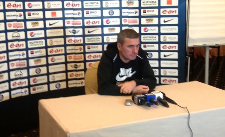 Gheorghe Hagi este optimist înaintea meciului cu CSU Craiova