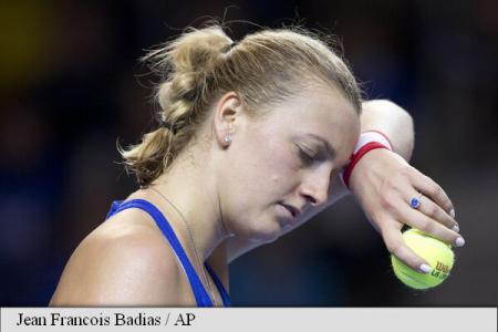 Kvitova, ATACATĂ