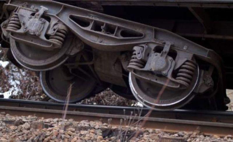 Un tren a DERAIAT la Bistrița