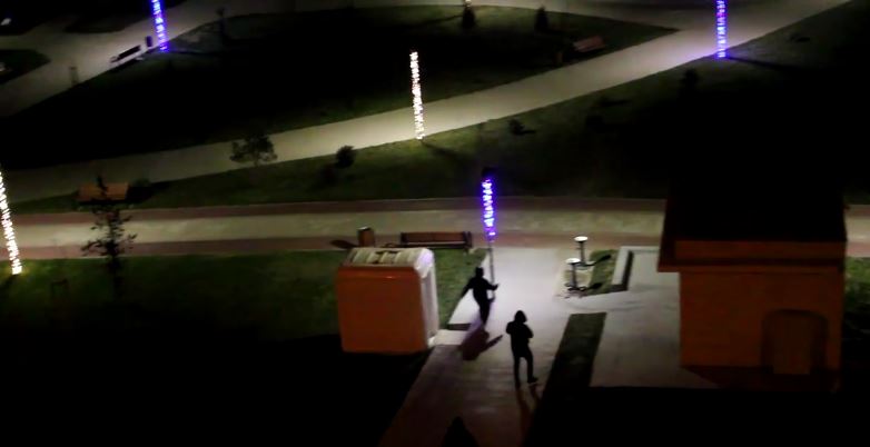 Video/MANGALIA: Vandalism în prag de Sărbători