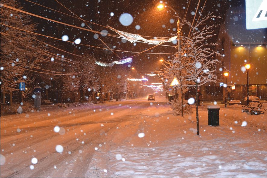 La noapte va ninge slab în DOBROGEA
