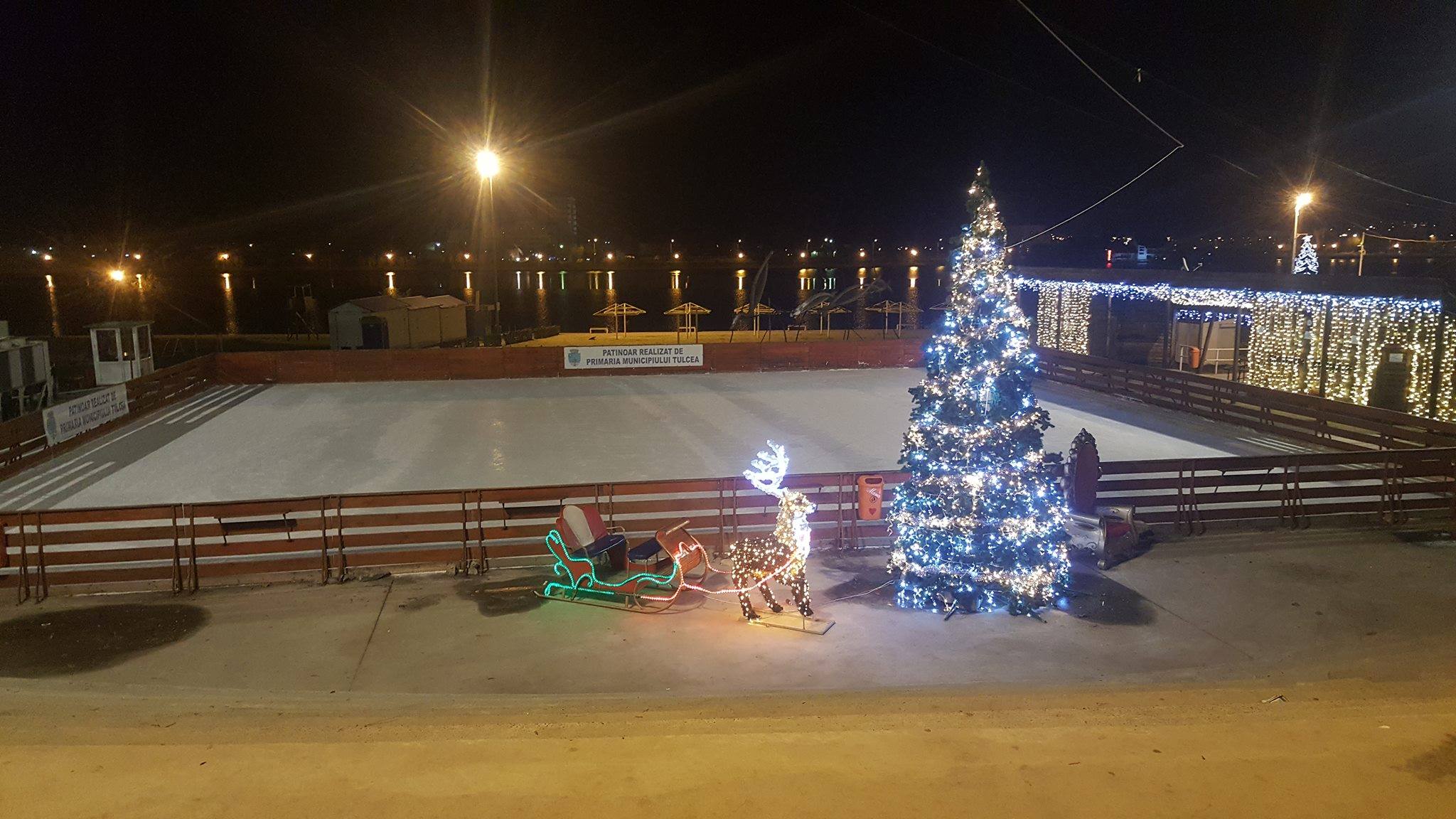 Patinoarul din TULCEA a fost redeschis