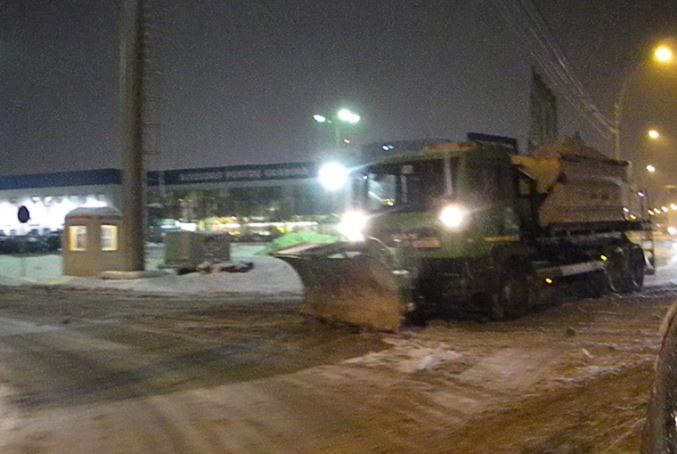 CONSTANȚA: Sunt zone în județ unde ninge slab. Iată cum se prezintă carosabilul 