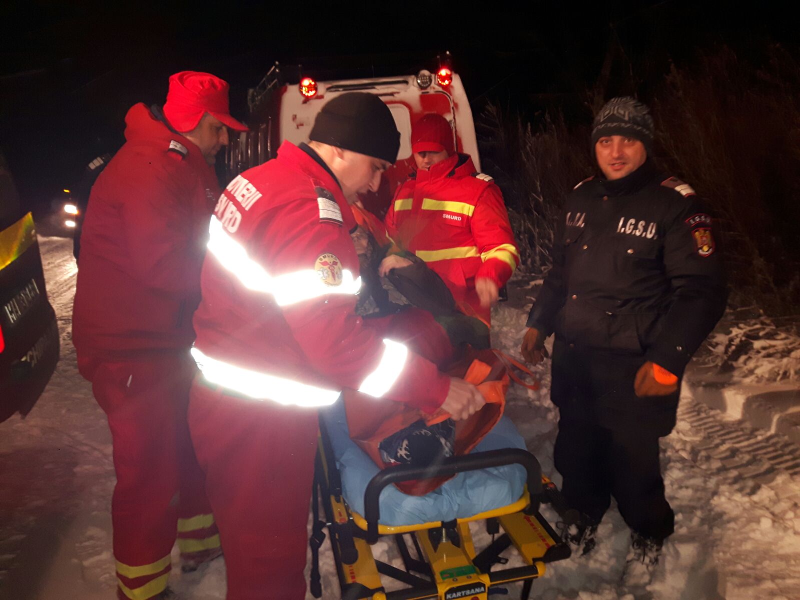 CERNAVODĂ: Misiune de salvare a unei gravide