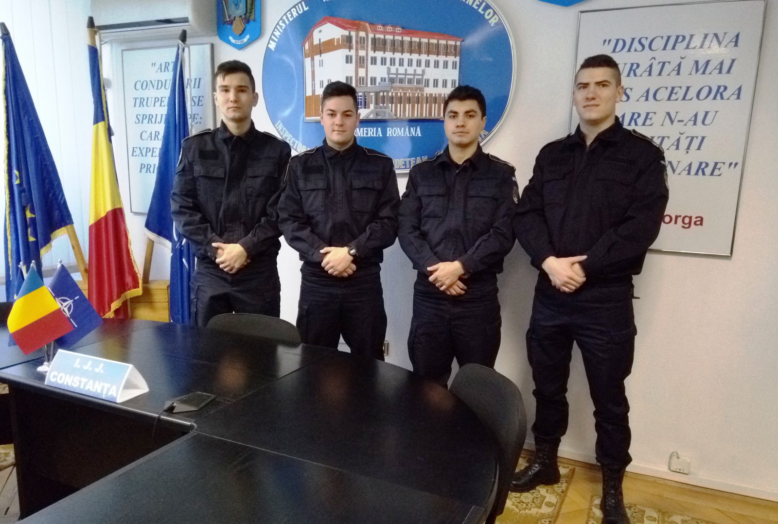 Elevi ai Școlii de Jandarmi Fălticeni, în practică la IJJ CONSTANȚA