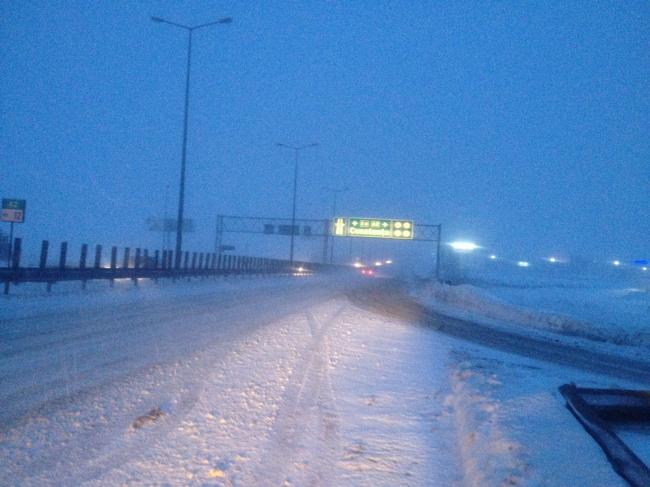 Atenție, șoferi! Autostrada Ovidiu-Agigea, ÎNCHISĂ din cauza viscolului