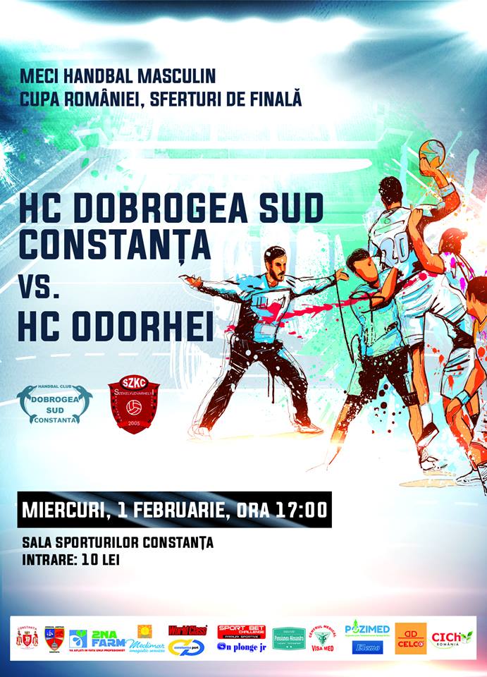 HC Dobrogea Sud va disputa la Constanța primul meci oficial al anului