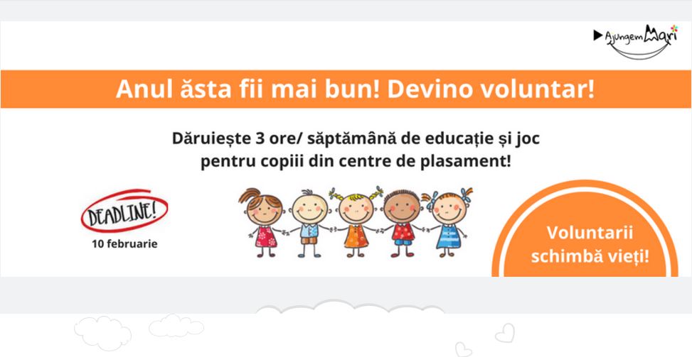 Centrele de plasament din MANGALIA și CONSTANȚA caută voluntari