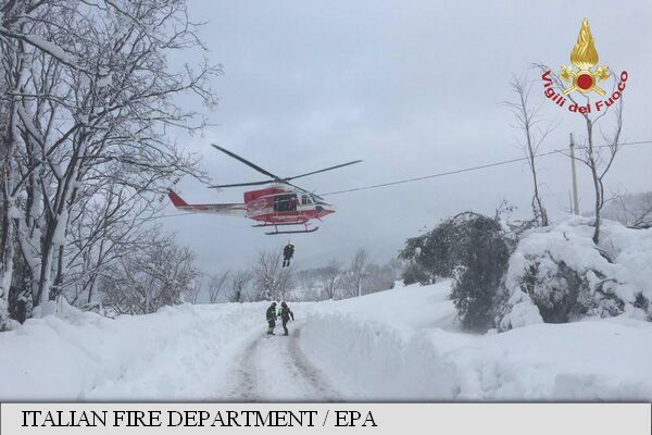 ITALIA: Români printre victimele avalanşei din Farindola