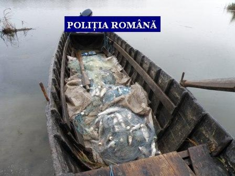 TULCEA: Bărbat arestat pentru infracțiunea de braconaj piscicol