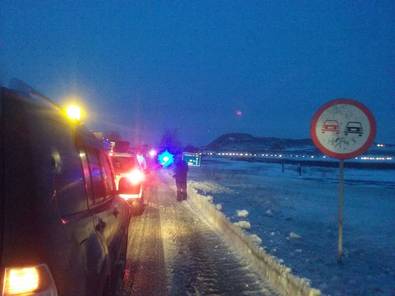Șase drumuri naționale ÎNCHISE din cauza viscolului. Ce se va întâmpla cu Autostrada A2?