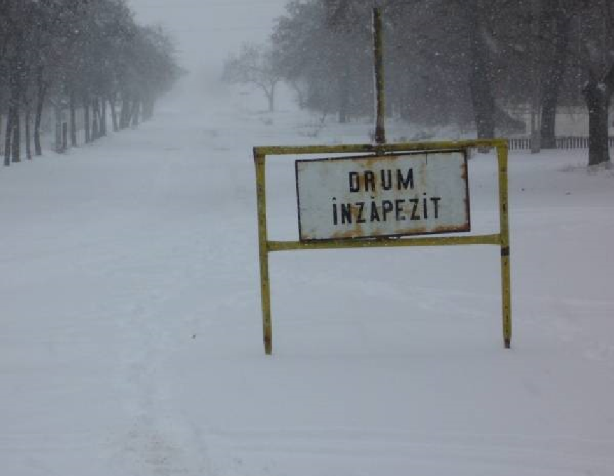 Județul CONSTANȚA. Drumuri naționale închise la ora 9.30