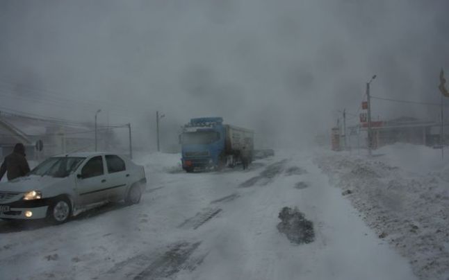 Drumul ce leagă Lehliu de Călărași, ÎNCHIS din cauza viscolului