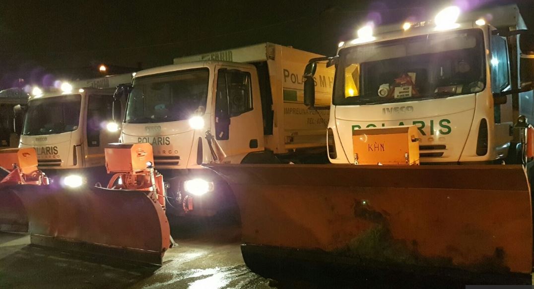 CONSTANȚA: Procesul de deszăpezire a fost încetinit din cauza depășirii bugetului pentru această iarnă
